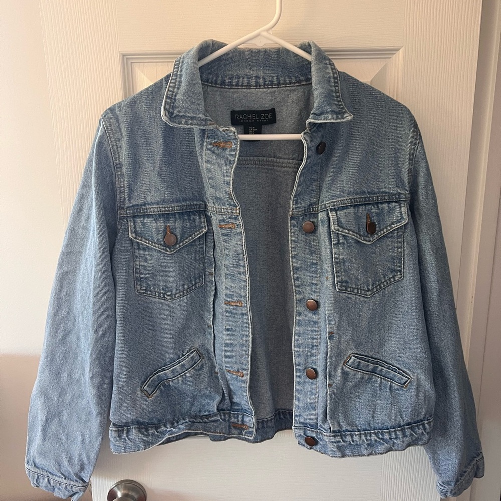 Rachel Zoe Blue Jean Jacket Classic Denim Style